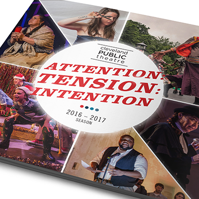 Cleveland Public Theatre season brochure design